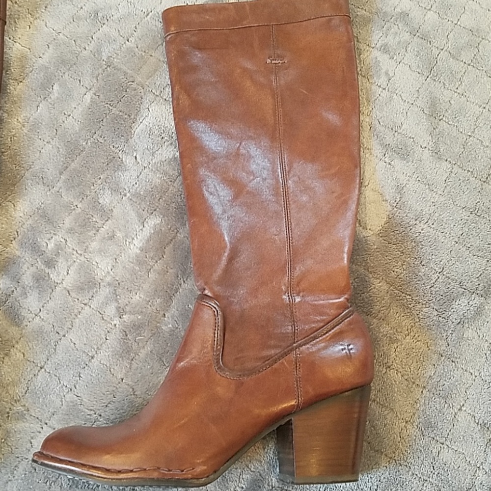 Frye Rory Scrunch Boots leather